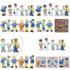 Charming 12pcs Cartoon Fireman Sam Mini Models For Enthusiastic Collectors And Decorators