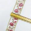 10 Yards Length Organza Embroidery Lace Woven Belt Sewing Frill Edge Lace Ribbon Flower Pattern Mesh Rope Trim Skirt Accessories