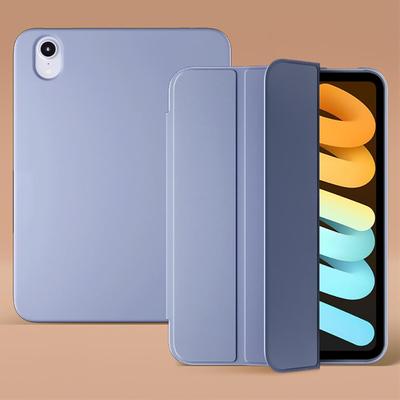 Trippelvikt ställfodral för iPad mini 6 Fodral 2021 Silicon Soft Back Cover iPad mini 6 iPad Mini 6:e generationens stötsäker skyddsfodral