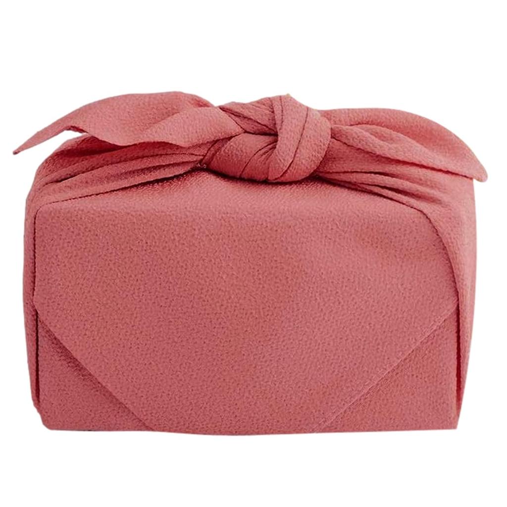 Musubi Furoshiki 70cm Plain Rose Ikkō Made Japan