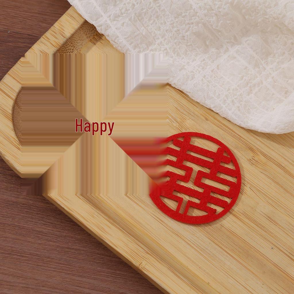 Double Happiness Stickers for Wedding Room Decoration