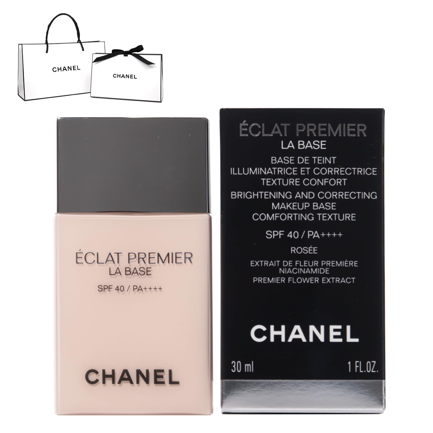 with shop CHANEL Eclat Premier La Base 30ml Makeup Base Premier La Base [Gift-wrapped/Comes bag] (Eclat (SPF 40/PA++++), 30ml)