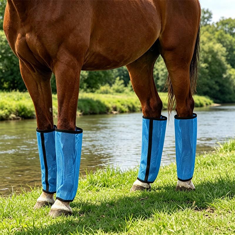 Horse Leg Fly Mosquito Shield Protection Wrap Equestrian Guard