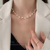 High-End Design Gypsy Freshwater Necklace Women'S 2023 Neck Chain Light Luxury Niche Collarbone Chain