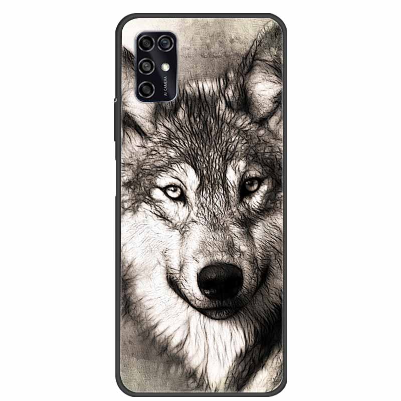 For ZTE Blade V2020 Smart Case Black Bumper Silicon TPU Soft Phone Cover Case For ZTE Blade V20 Smart 8010 Funda Cartoon Coque