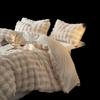 Li Lang Thickened Rabbit Velvet Milk Velvet Four-Piece Bedding Set