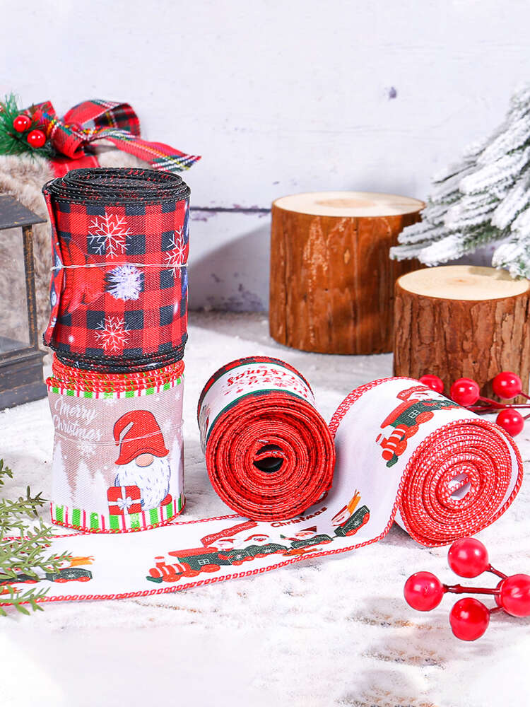 4pcs Christmas Tree Decoration Stripes