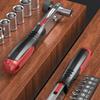 Double Direction Ratcheting Socket Spanner Tool Kit Ergonomic Grip Compact Design Fit For Tight Space Maintenance Tasks