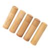 Bamboo Tea Canisters, Bamboo Tea Pots, Tea Storage Canisters, Natural Bamboo Containers for Small Item Storage, 5-Piece Set (2 Bamboo Canisters and 2