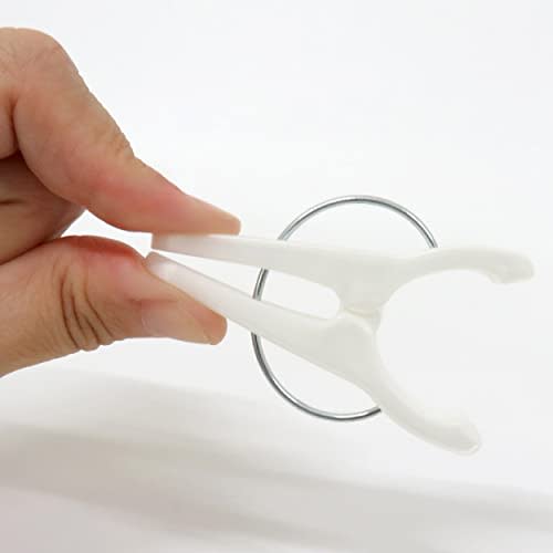 Towa Sangyo Neosoul Clothespins, Whole Hanger Pinch, White/Blue, Approx. 4.4 X 1.4 X 6cm, Pack of 10