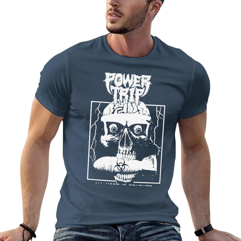 Power Trip Merch Hope Is Crushed Skull TShirt Unisex t shirt luxury black cotton tshirt plain for Unisex package TShirt