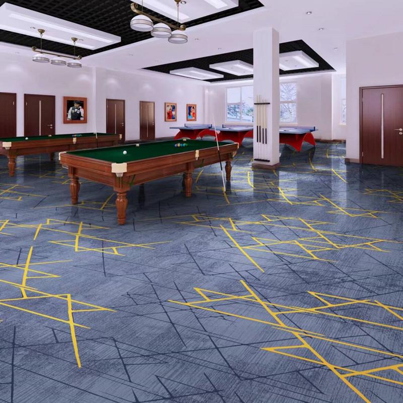 Luxury Printed Carpet for Hotel Billiard, Game, and Recreation Rooms – Wall-to-Wall Hallway and Private Room Flooring