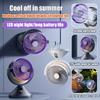 100-speed Variable Speed LED Digital Display Circulation Fan Desktop USB Outdoor Lighting Night Light Wall-mounted Fan