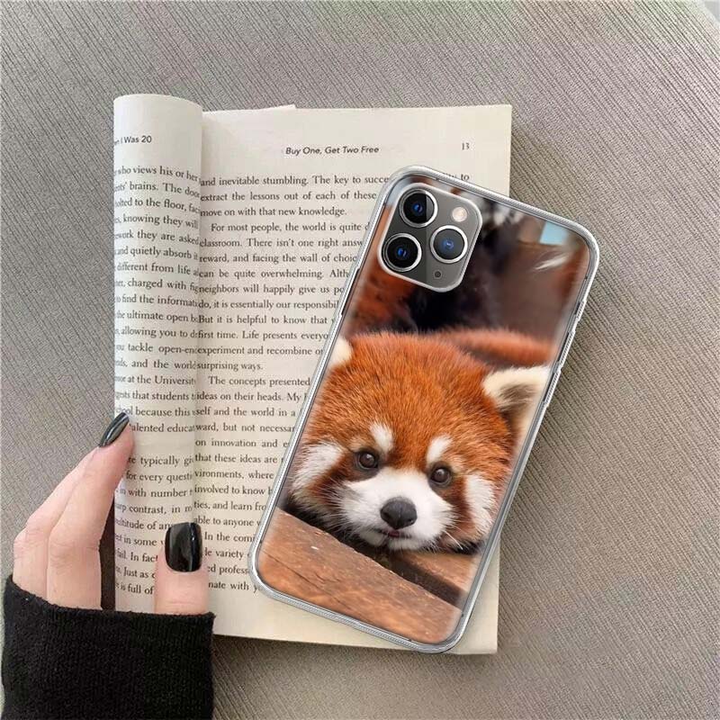 Popular red pandas Phone Case For Apple Iphone 12 13 Mini 14 15 Pro 17 Pro Max Air 11 16E 16 Plus Shell Cover Clear TP