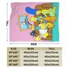 Blanket The S-Simpsons Travel Office Flannel Bedding Throws For Couch Chair Super Warm Design Bedspread Birthday Present