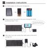 30W 18V Solar Power Panel Water Pump Garden Decoration Mini Solar Panel Water Pump Watering System Energy Saving Kits for Pool
