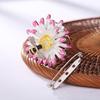 Scarf Button Large Chrysanthemum Alloy Silk Scarf Buckle Anti-Slip Women Scarf Buckle Outfit Accessory