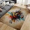 1PC Crane Pattern  Kitchen Rugs Non-Slip Home Door Mats Pop Design Bathroom Rugs Bath Mat Carpet for Home Sink Laundry Decor