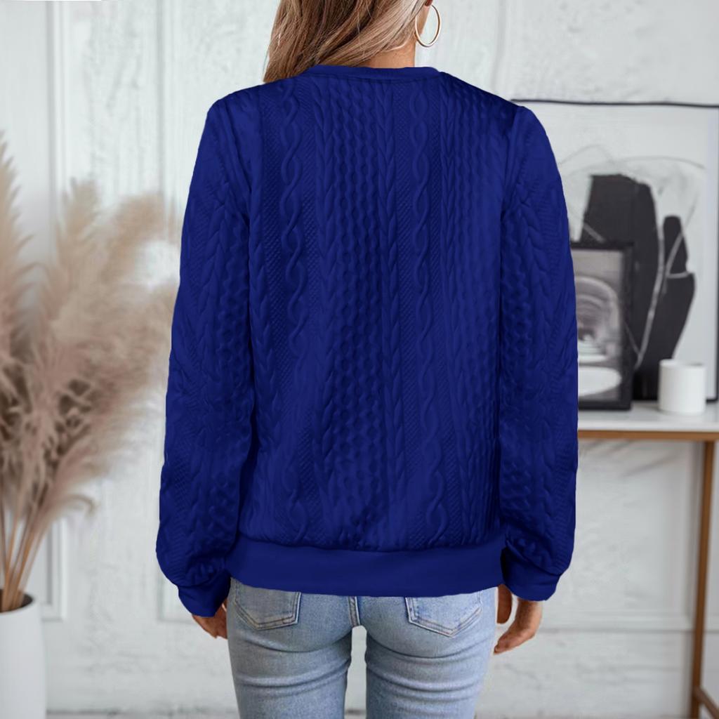 Women's Knit Zip Up Jacket Casual Solid Color Baseball Style Long Sleeve Lightweight Outerwear with Ribbed Collar and Cuffs