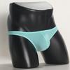 Men's Triangle Underwear Ice Silk Summer Sexy Adult Low Waist Men's Thong Underwear