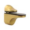 Sleek Wall Mounted Glass Shelf Support Adjustable Bracket In Polished Chrome