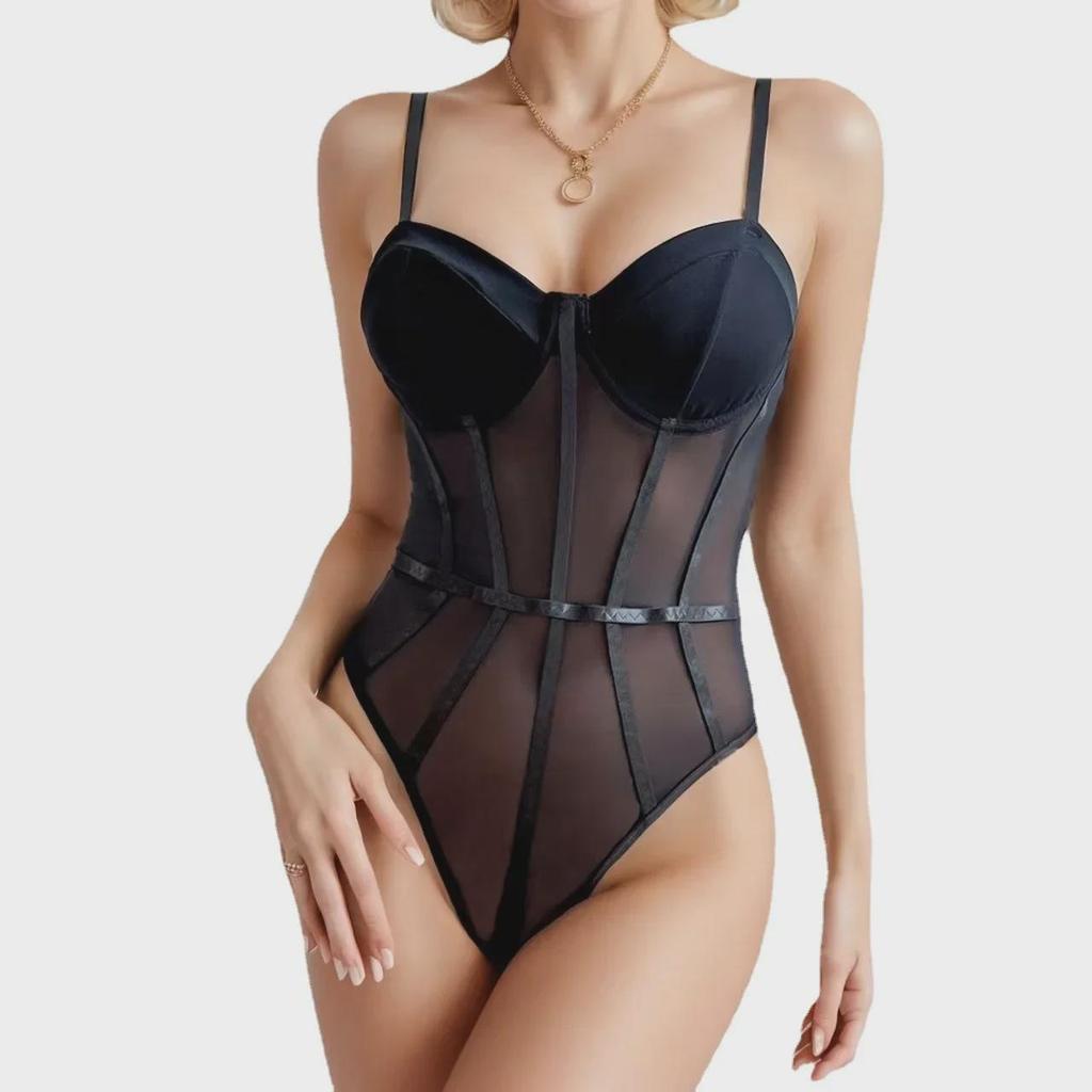 Europejski i amerykański modelujący kombinezon z siateczki: Podnoszenie bioder, podtrzymywanie biustu, oddychające