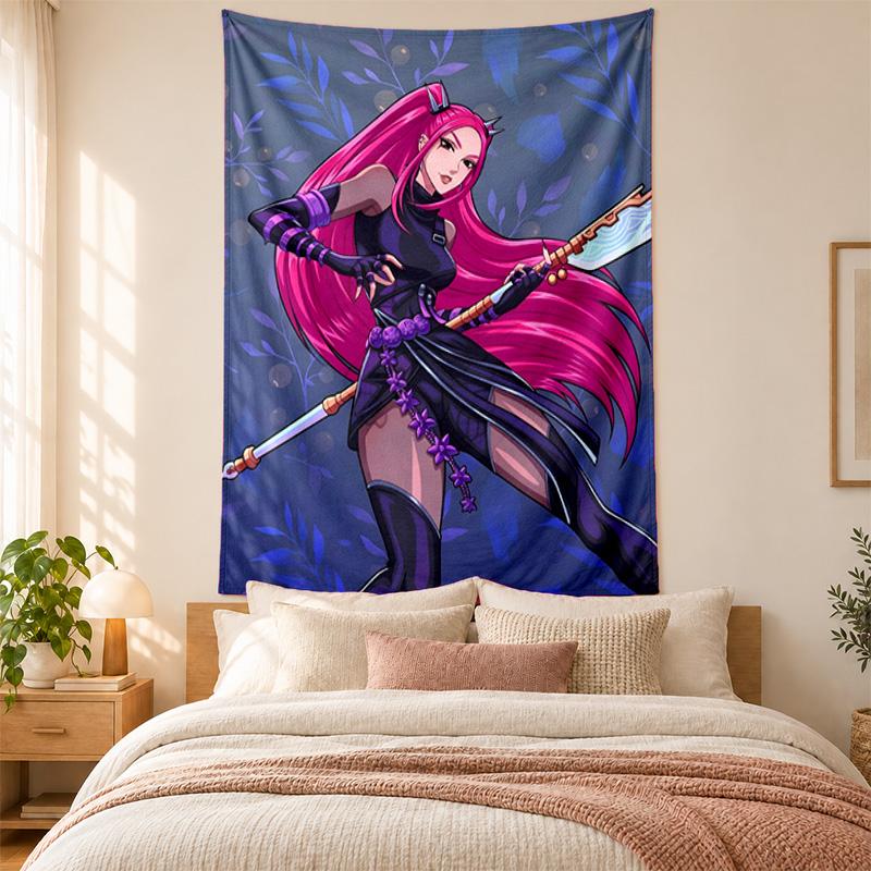 Kpop Dämonenjäger Wandteppich hohe Qualität zur Dekoration von Wohnzimmer Schlafzimmer Studentenwohnheim Wänden ideal als Schlafzimmer Wandkunst oder Weihnachtsgeschenk