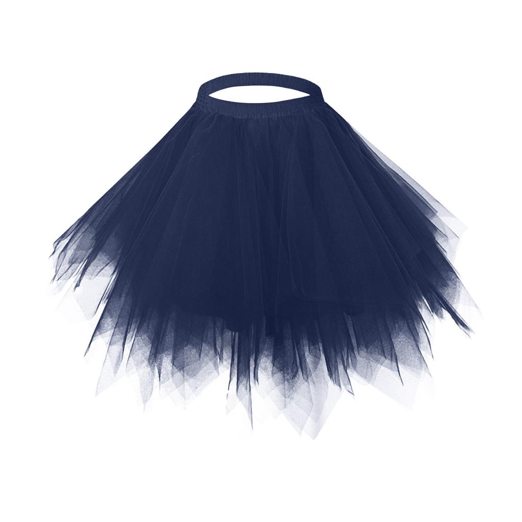 Women's Casual Color Mesh Mesh Skirt Skirt Princess Skirt Half Skirt Skirt