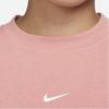 Nike Solid Color Crew Neck Long Sleeve Sweatshirt Women Tops Light-Pink FB5126-618