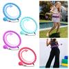 Weighted Fitness Hoop with 24 Detachable Knots Adults Weight Loss Fat Burning Waist Toning Fitness Circle Women Men Strengthening Waist Exercise Ring