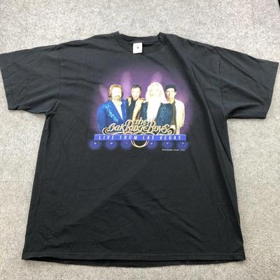 Vintage Oak Ridge Boys Shirt Herren 2XL Schwarz Live From Las Vegas Konzert 90er