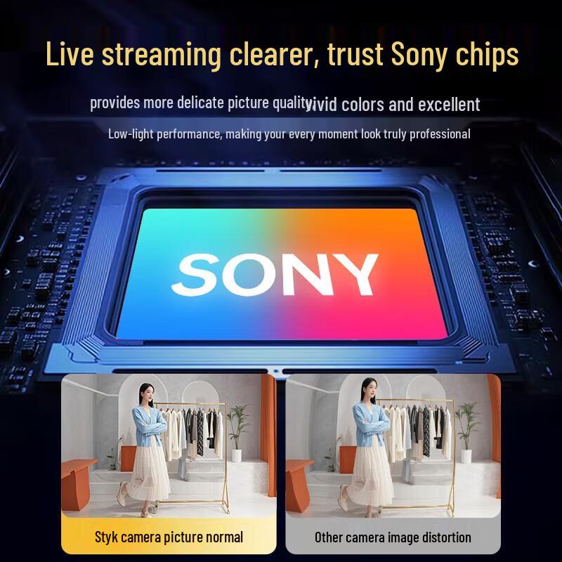 Stec 4K Dual-Lens Live Stream Webcam with 20x Zoom & Remote