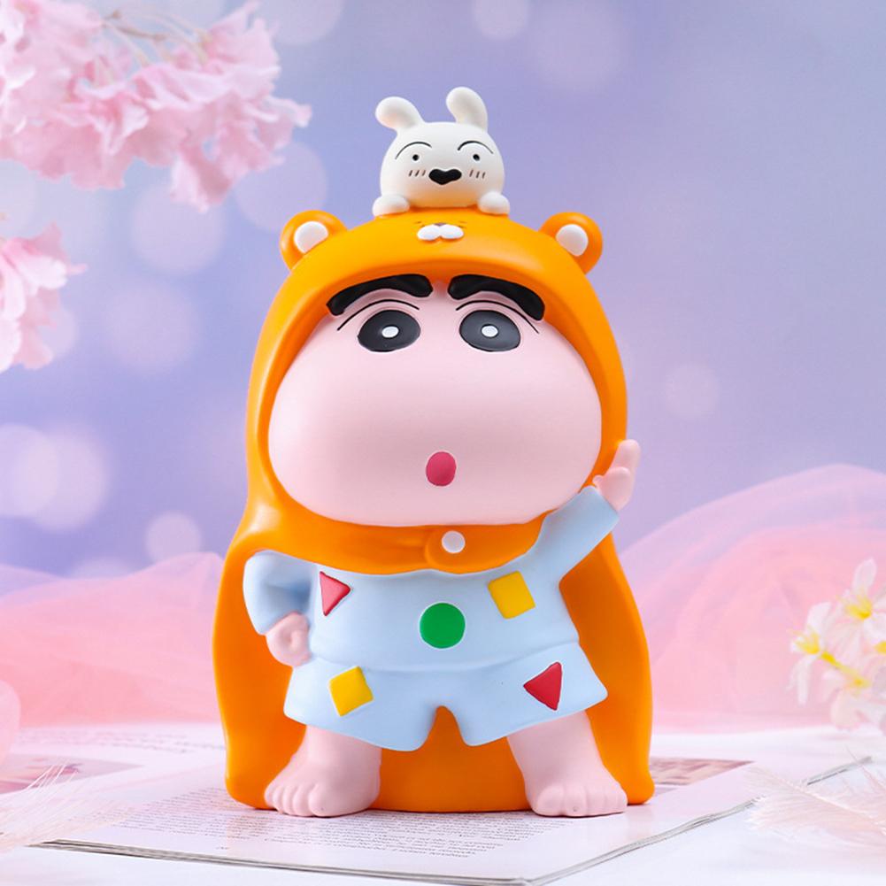 Piggy Bank Storage Jar Cartoon Animation Character Doll Piggy Bank Desktop Decoration Ornaments Kids Toy Birthday Gifts