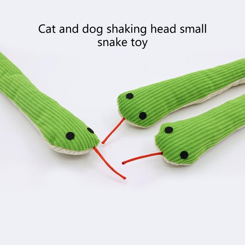 Wiggling Snake Designs Pet Toy For Kittens And Puppies With Chew Resistant Fabric 36cm Pet Plaything