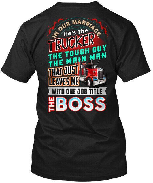 Truckers Wife T-Shirt Made in USA S to 5XL T-Shirt Made in USA S to 5XL Unisex T-Shirt XL