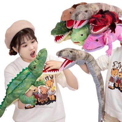Simulation Handpuppe Tiere Schlange Frosch Schildkröte Eidechse Krokodil Amphibien Cartoon Puppen Super Weiche Puppen Kreative Geschenke