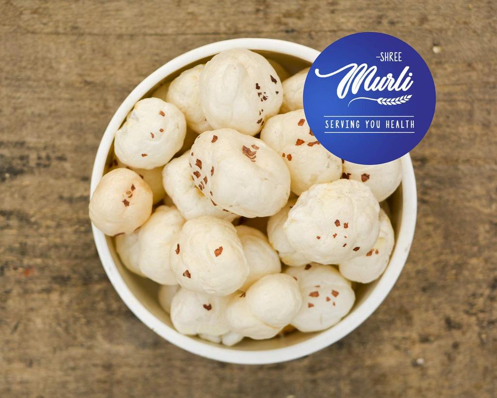 Shree Murli Jumbo Handpicked Lotus Seeds/Fox Nuts Big Size Phool Makhana(Pop/Gorgon Nut Puffed Kernels) (250 Grams)