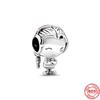 Fit Original  Bracelet Silver 925 French Fries  Chocolate Ice Cream Candy Charm Bead  DIY Jewelry for Women