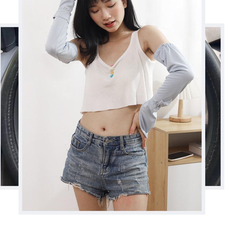 Velké rukavice s ledovým rukávem Dámské Letní ochrana před sluncem Rukávy paží Volné Prodyšná ochrana paží UV Venkovní