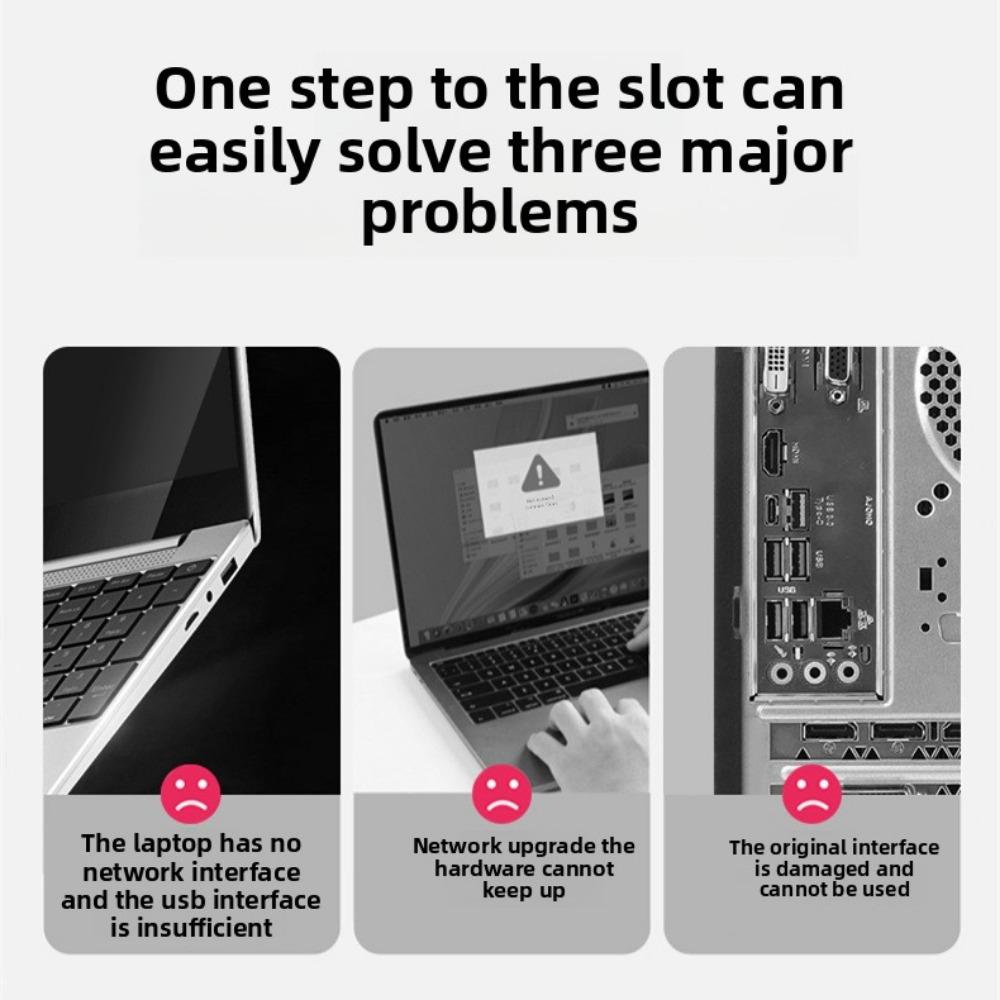 Hub USB 3 0 Gigabit Ethernet 4 Porturi Splitter cu Adaptor Tip C pentru Extindere Rețea Laptop PC