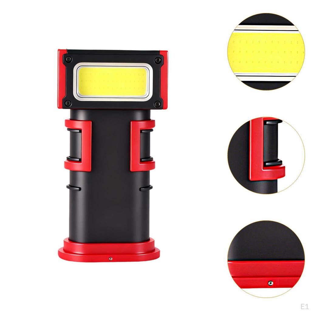 Inspection Lamp Handheld Outdoor Light Adjustable and Base Rotating LED Rechargeable Work for