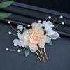 Floral Tang Dynasty Hairpin Tassel Flower Hair Comb Antique Ancient Hair Stick  Children