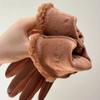 Warm Touch Screen Gloves Thick Thermal Winter Gloves Retro Fleece Lined Gloves  Commuting