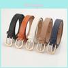 Casual Womens Faux Leather Belt With Alloy Buckle For Elegant Office Wear
