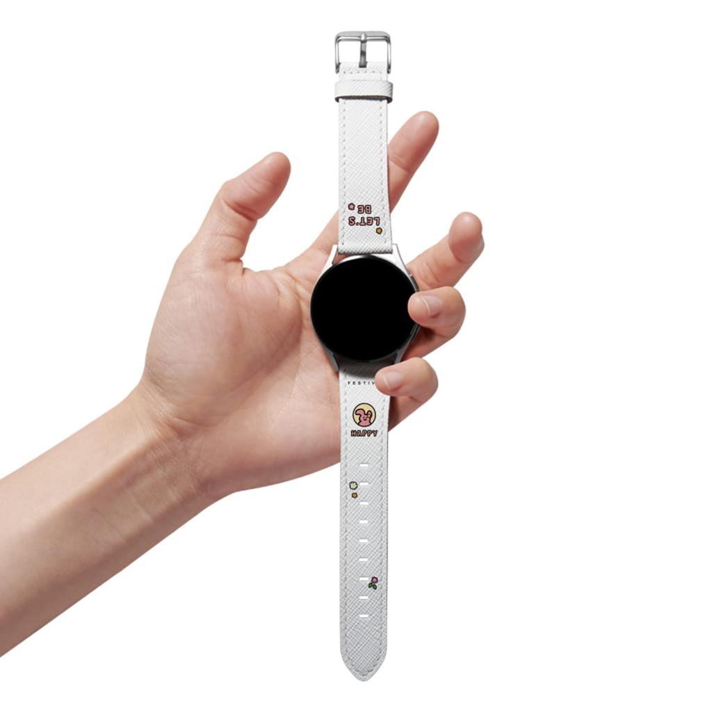 Peseutibeo Dandelion Heart Toto Happy Galaxy Watch Leather Strap