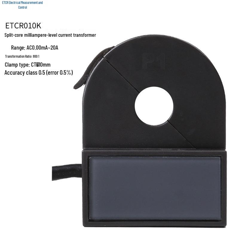 ETCR010K High-Precision Open-Jaw AC Leakage Current Milliamp Probe