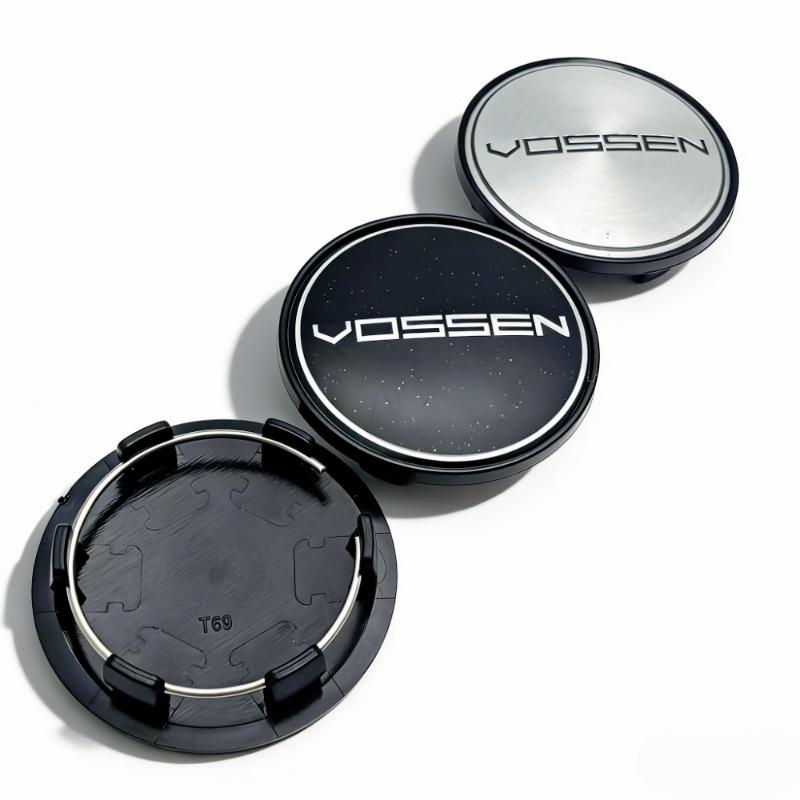 4pcs Vossen Logo Emblem Car Wheel Center Caps 69MM 56MM Wheels Hub Dust Cap Rim Hubcaps Dustproof Cover Replace Car Accessories