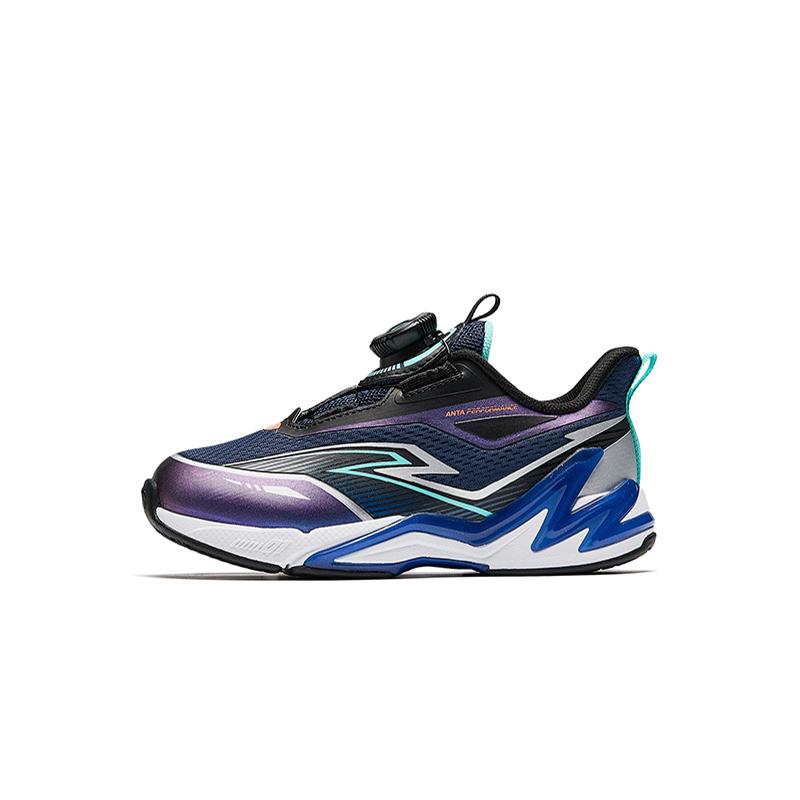 

Anta Детская обувь из синтетической кожи Удобные универсальные кроссовки Детские кеды Синий Серебристый Черный 312519963-3 28