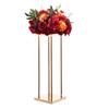 Wedding Flower Stand, 10PCS 60cm Column Flower Stand, Floral Stands with Metal Laminate, Cylindrical Cubic Floral Display Rack for Wedding, Party,
