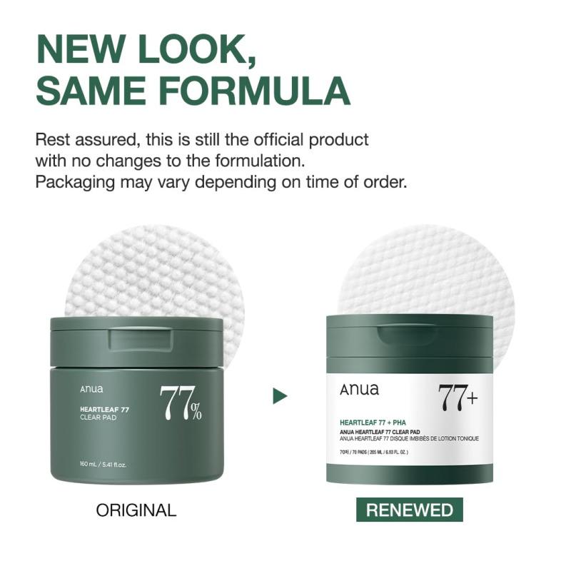 Anua Heartleaf 77 Clear Pad 70 Pads